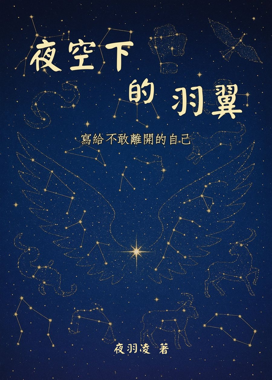 夜空下的羽翼：寫給不敢離開的自己電子書封面